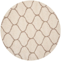 Safavieh Hudson Shag Sgh280D Ivory / Beige Geometric Area Rug