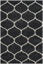 Safavieh Hudson Shag Sgh280G Dark Grey/Ivory Rug.