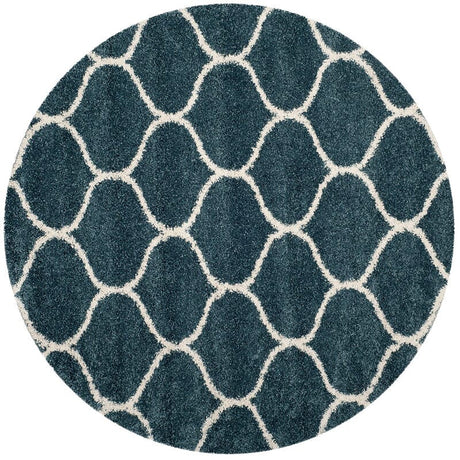 Safavieh Hudson Shag Sgh280L Slate Blue/Ivory Rug.