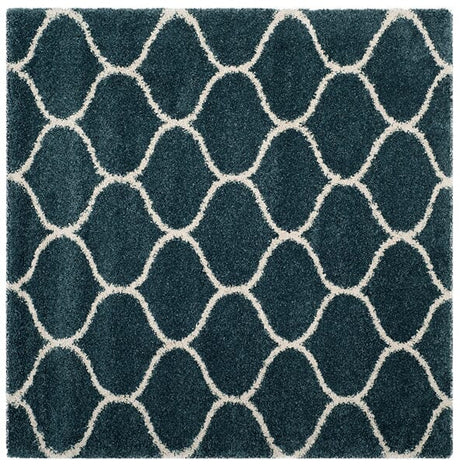 Safavieh Hudson Shag Sgh280L Slate Blue/Ivory Rug.