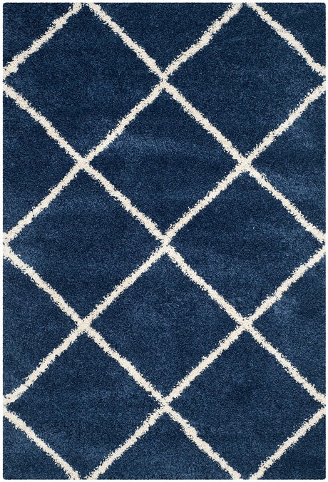 Safavieh Hudson Shag Sgh281C Navy/Ivory Rug.