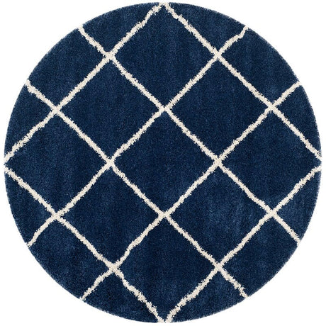 Safavieh Hudson Shag Sgh281C Navy/Ivory Rug.