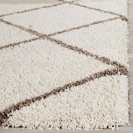 Safavieh Hudson Shag Sgh281D Ivory/Beige Rug.