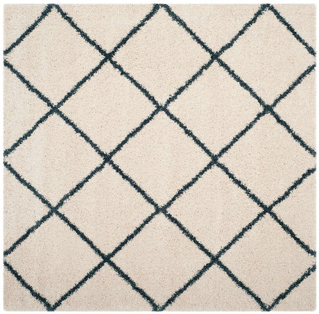 Safavieh Hudson Shag Sgh281T Ivory/Slate Blue Rug.