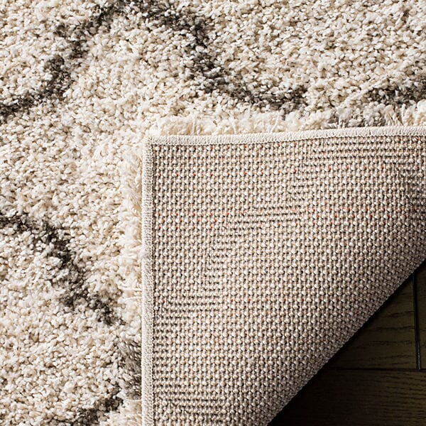 Safavieh Hudson Shag Sgh282A Ivory/Grey Rug.