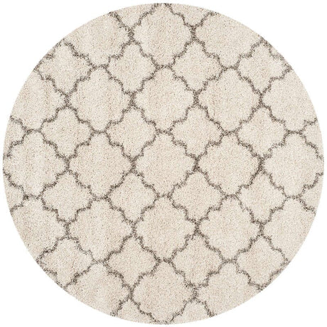 Safavieh Hudson Shag Sgh282A Ivory/Grey Rug.