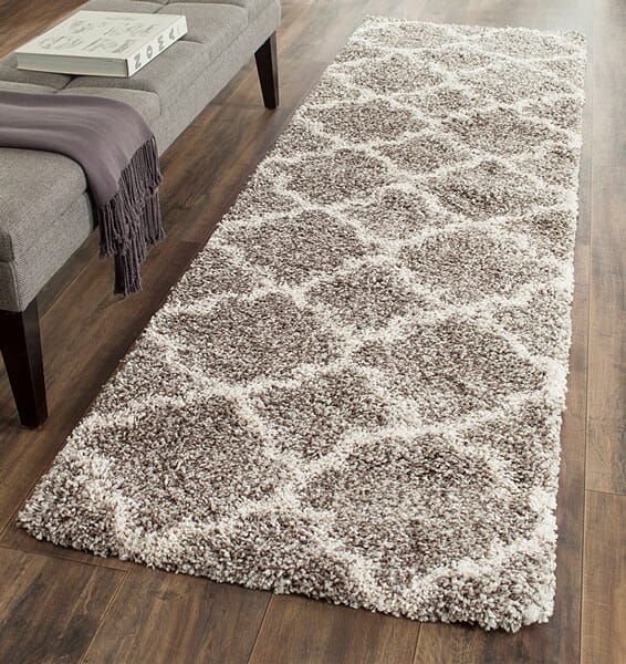 Safavieh Hudson Shag Sgh282B Grey/Ivory Rug.