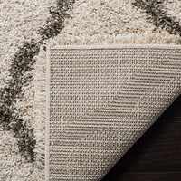 Safavieh Hudson Shag Sgh283A Ivory / Grey Geometric Area Rug