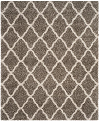 Safavieh Hudson Shag Sgh283B Grey / Ivory Geometric Area Rug