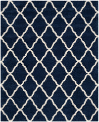 Safavieh Hudson Shag Sgh283C Navy / Ivory Geometric Area Rug