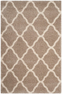 Safavieh Hudson Shag Sgh283S Beige / Ivory Geometric Area Rug