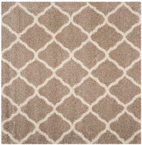 Safavieh Hudson Shag Sgh283S Beige / Ivory Geometric Area Rug