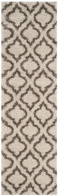 Safavieh Hudson Shag Sgh284A Ivory / Grey Geometric Area Rug