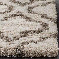 Safavieh Hudson Shag Sgh284A Ivory / Grey Geometric Area Rug