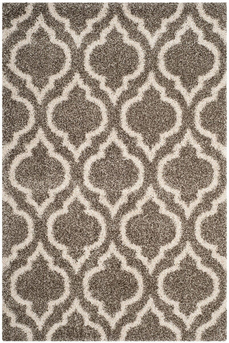 Safavieh Hudson Shag Sgh284B Grey/Ivory Rug.