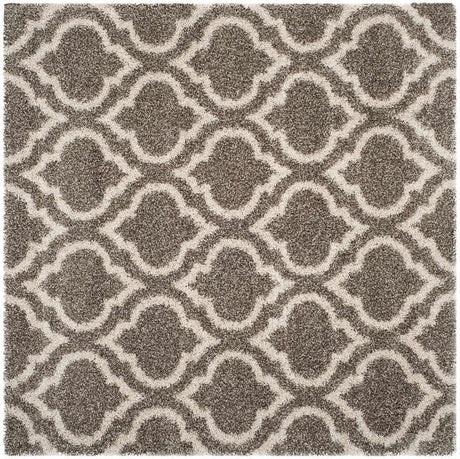 Safavieh Hudson Shag Sgh284B Grey/Ivory Rug.