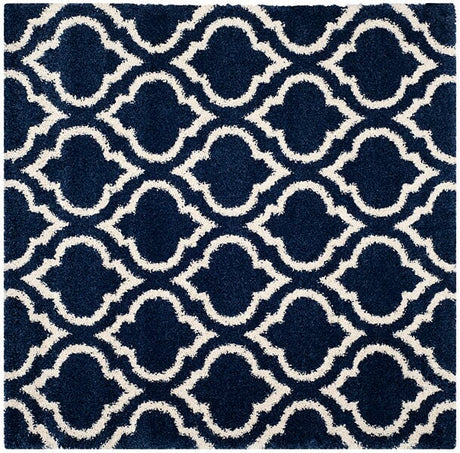 Safavieh Hudson Shag Sgh284C Navy/Ivory Rug.