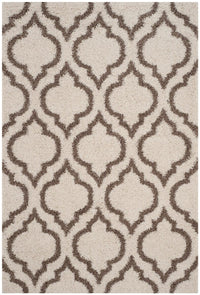 Safavieh Hudson Shag Sgh284D Ivory / Beige Geometric Area Rug