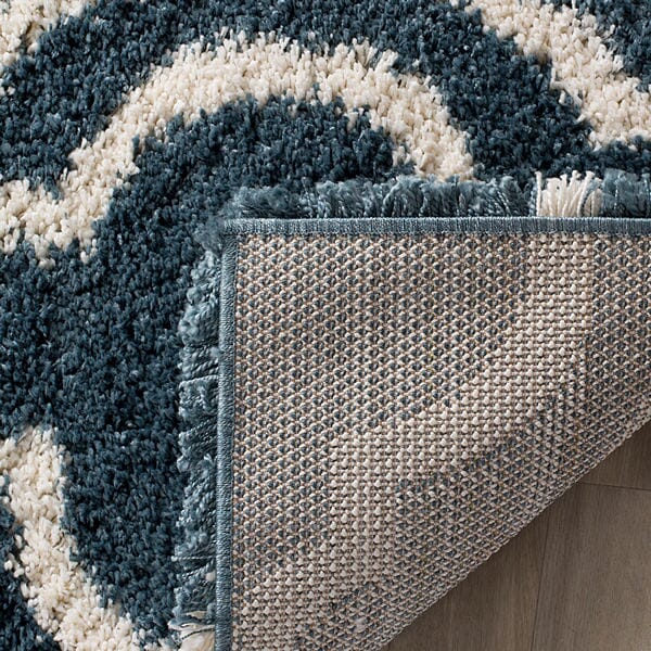 Safavieh Hudson Shag Sgh284L Slate Blue/Ivory Rug.