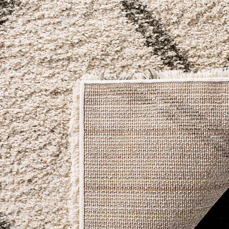 Safavieh Hudson Shag Sgh329A Ivory/Grey Rug.