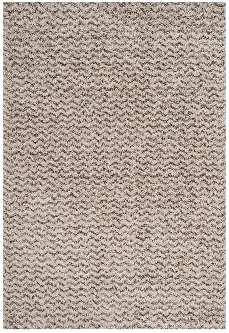 Safavieh Hudson Shag Sgh330A Ivory/Grey Rug.