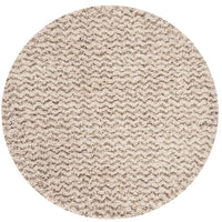 Safavieh Hudson Shag Sgh330A Ivory / Grey Geometric Area Rug