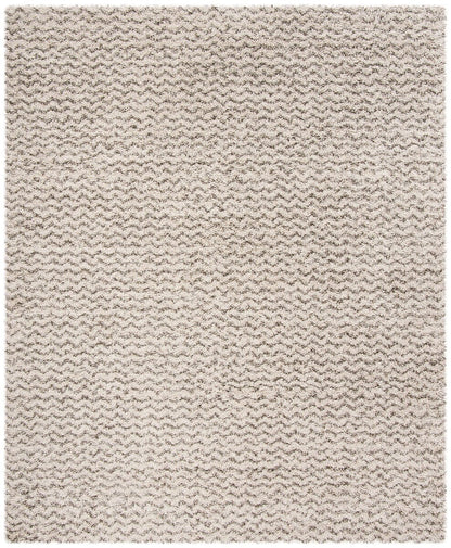 Safavieh Hudson Shag Sgh330A Ivory / Grey Geometric Area Rug