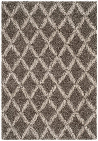 Safavieh Hudson Shag Sgh333B Grey / Ivory Shag Area Rug