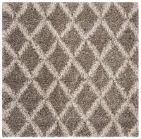 Safavieh Hudson Shag Sgh333B Grey / Ivory Shag Area Rug