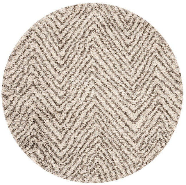 Safavieh Hudson Shag Sgh375A Ivory/Grey Rug.