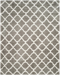 Safavieh Indie Shag Sgi322B Grey / Ivory Geometric Area Rug