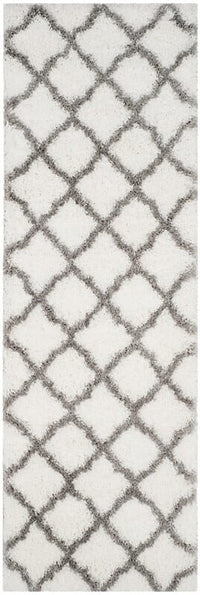 Safavieh Indie Shag Sgi322P Ivory / Grey Geometric Area Rug