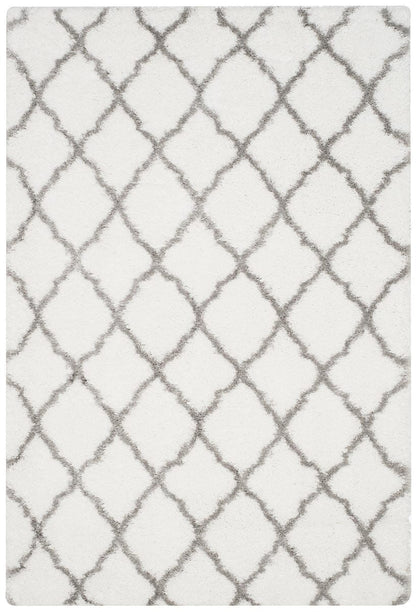 Safavieh Indie Shag Sgi322P Ivory / Grey Geometric Area Rug