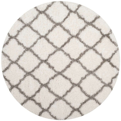 Safavieh Indie Shag Sgi322P Ivory / Grey Geometric Area Rug