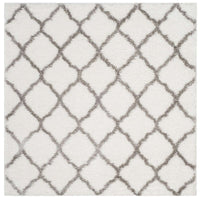 Safavieh Indie Shag Sgi322P Ivory / Grey Geometric Area Rug