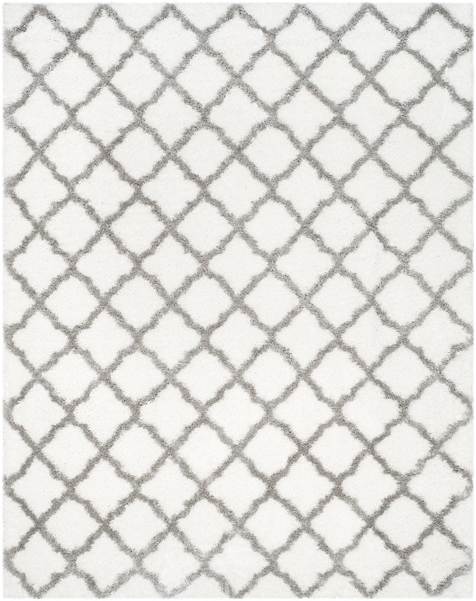 Safavieh Indie Shag Sgi322P Ivory / Grey Geometric Area Rug