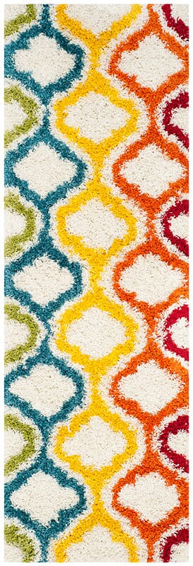 Safavieh Safavieh Kids Shag Sgk561A Ivory / Multi Rugs.