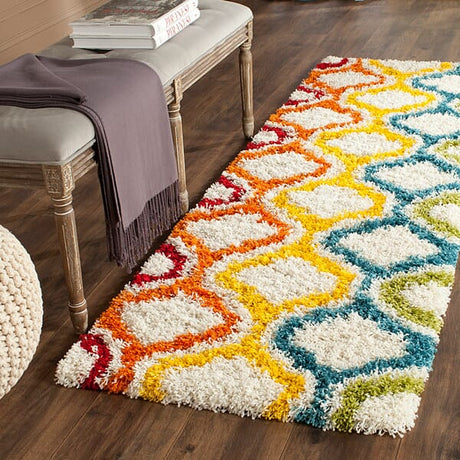 Safavieh Safavieh Kids Shag Sgk561A Ivory / Multi Rugs.