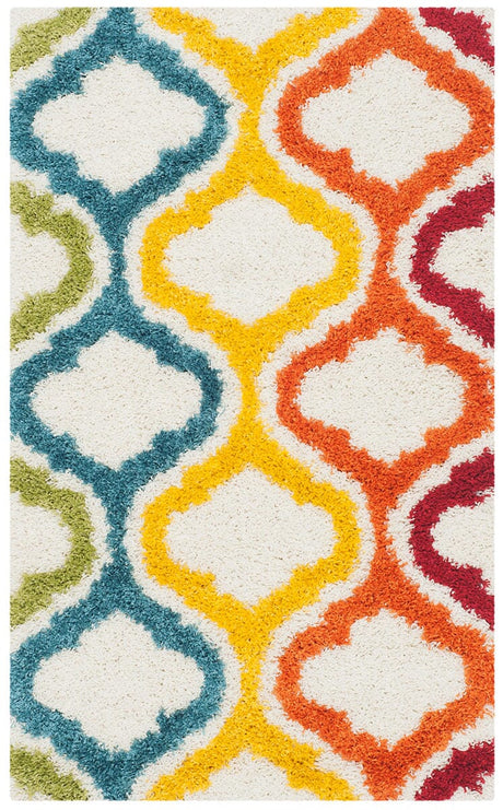 Safavieh Safavieh Kids Shag Sgk561A Ivory / Multi Rugs.