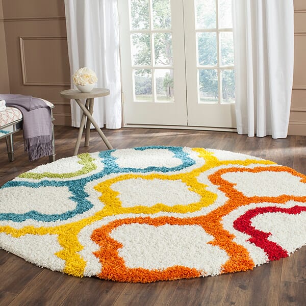 Safavieh Safavieh Kids Shag Sgk561A Ivory / Multi Rugs.