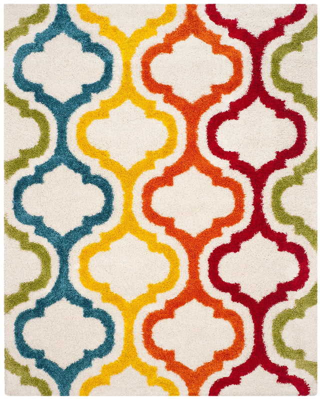 Safavieh Safavieh Kids Shag Sgk561A Ivory / Multi Rugs.