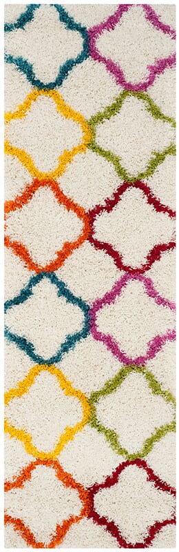 Safavieh Safavieh Kids Shag Sgk563A Ivory / Multi Rugs.