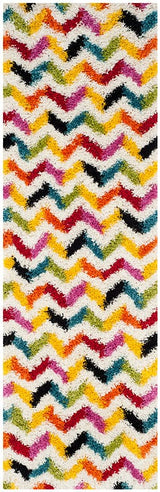 Safavieh Safavieh Kids Shag Sgk565A Ivory / Multi Rugs.