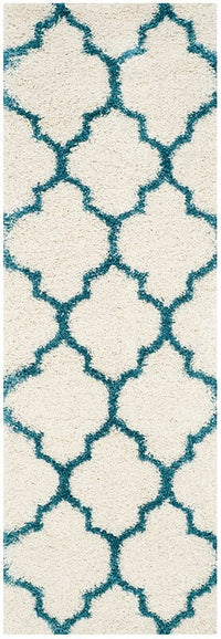 Safavieh Safavieh Kids Shag Sgk566C Ivory / Blue Geometric Area Rug