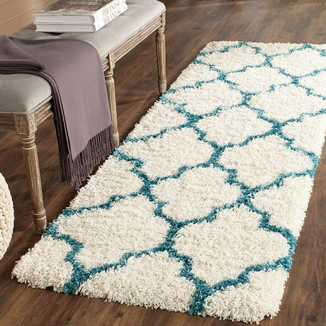 Safavieh Safavieh Kids Shag Sgk566C Ivory / Blue Rugs.