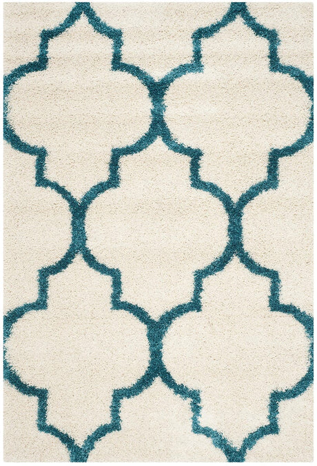 Safavieh Safavieh Kids Shag Sgk566C Ivory / Blue Rugs.