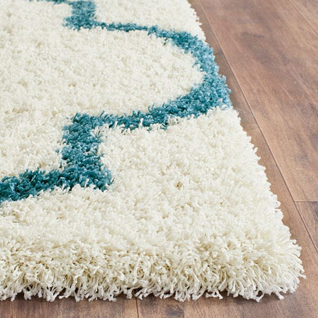 Safavieh Safavieh Kids Shag Sgk566C Ivory / Blue Rugs.