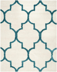 Safavieh Safavieh Kids Shag Sgk566C Ivory / Blue Geometric Area Rug