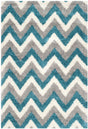 Safavieh Safavieh Kids Shag Sgk568C Ivory / Blue Rugs.