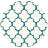 Safavieh Safavieh Kids Shag Sgk569C Ivory / Blue Rugs.